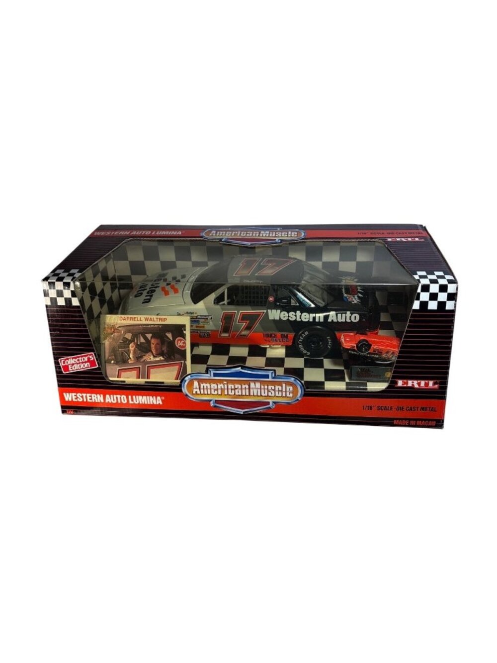 Darrell Waltrip #17 Western Auto 1:18 Car Ertl  PLUS Trading Card PLUS 1:64 Car